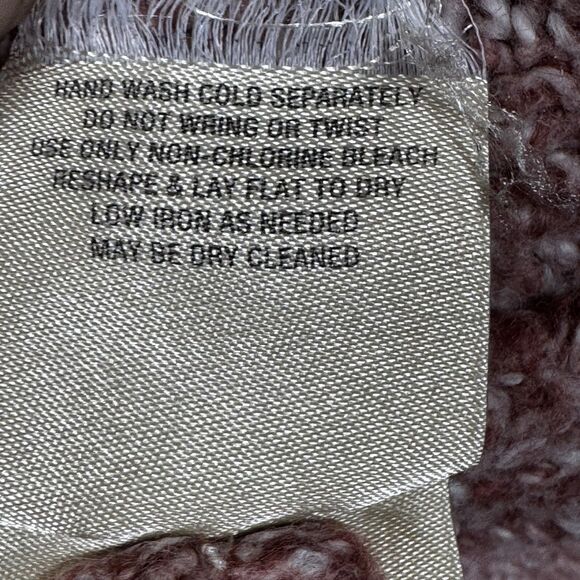 Anthropologie Angel of the North Cardigan XS Pink Marled Knit Open Front Cozy - Picture 14 of 16